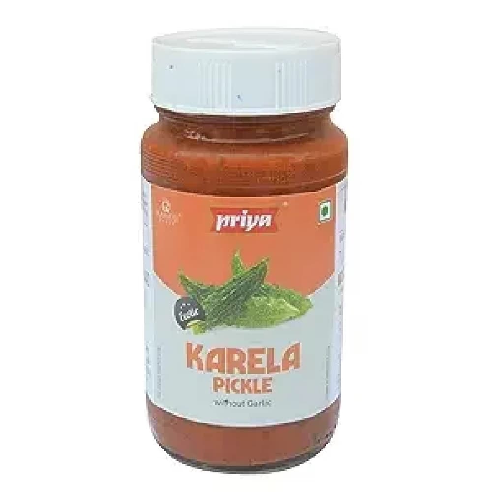 300 G Priya Bittergourd Karela Pickle Without Garlic ShopIndianProductsa