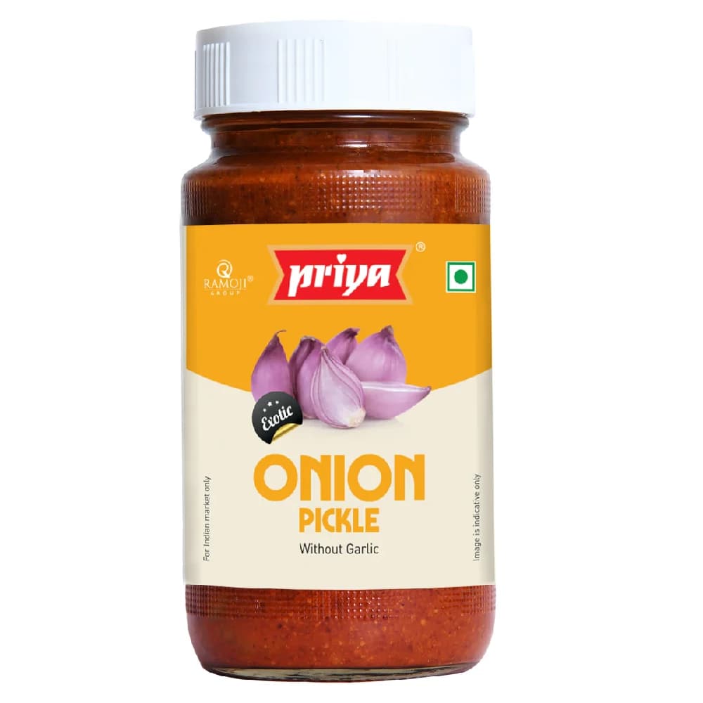 300 G Priya Onion Pickle Without Garlic ShopIndianProductsa