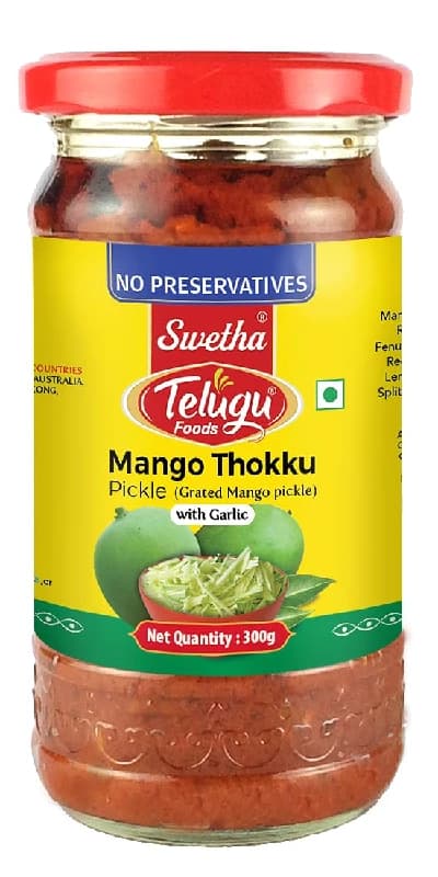 300 G Swetha Telugu Foods Mango Thokku Pickle ShopIndianProductsa