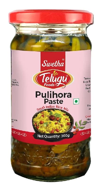 300 G Swetha Telugu Foods Pulihora Paste ShopIndianProductsa