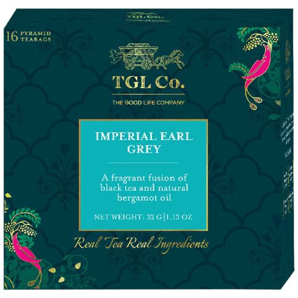 32 G 16 Bags X 2 G Each Tgl Co Imperial Earl Grey Black Tea Bag ShopIndianProductsa