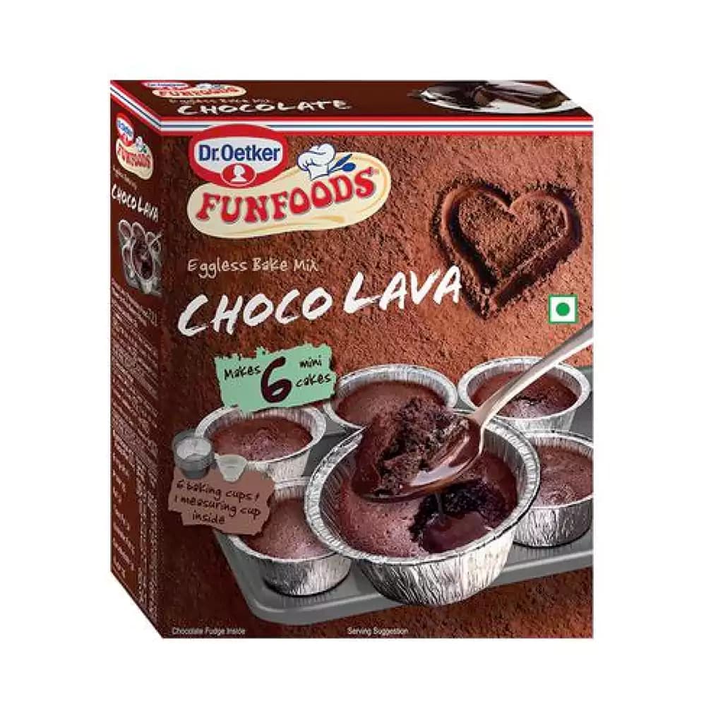 320 G Dr Oetker Funfoods Eggless Bake Mix Choco Lava ShopIndianProductsa