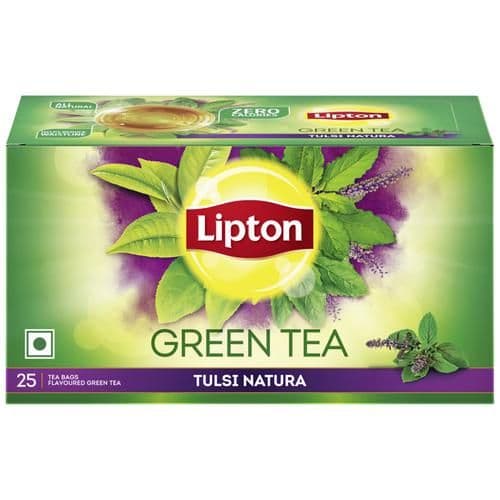 325 G 25 Bags X 13 G Each Lipton Tulsi Natura Green Tea Bags ShopIndianProductsa