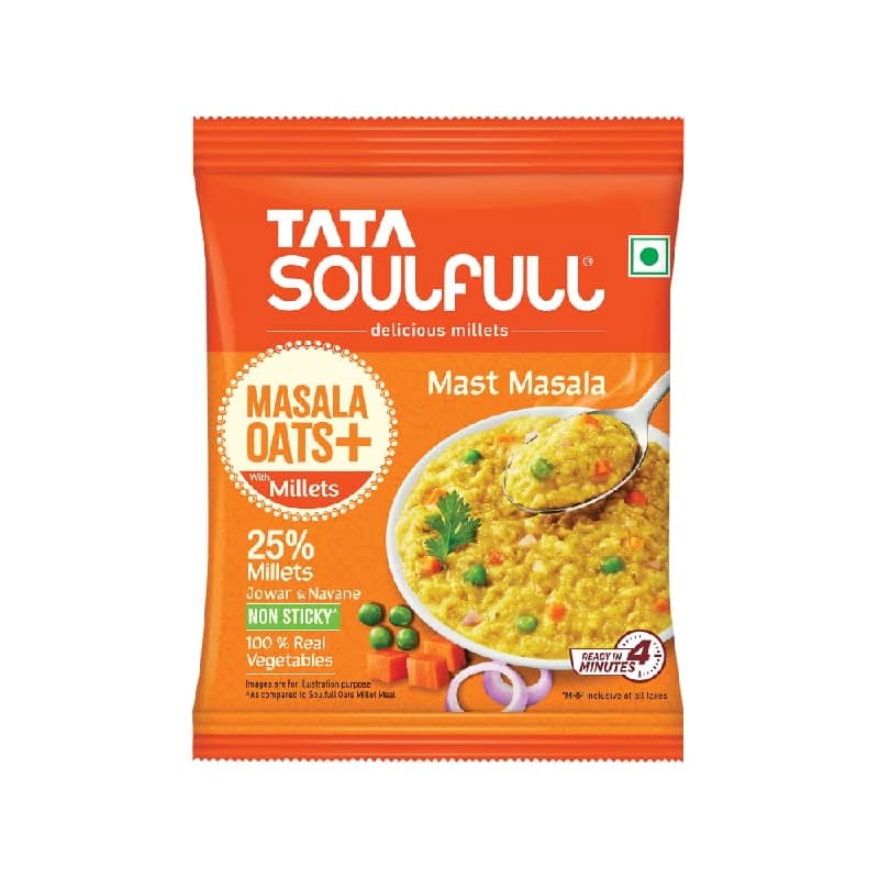 33 G Tata Soulfull Masala Oats With Millets ShopIndianProductsa