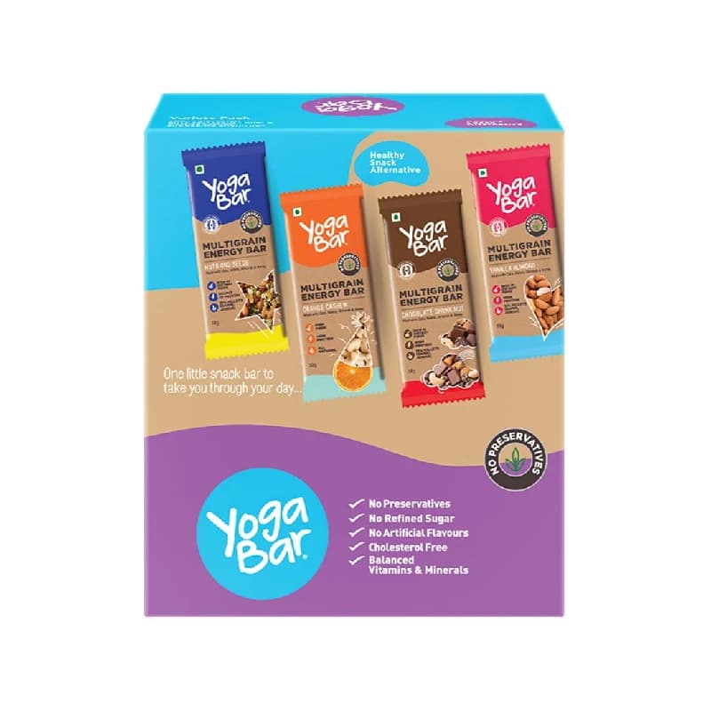 338 G Yogabar Multigrain Energy Bars ShopIndianProductsa