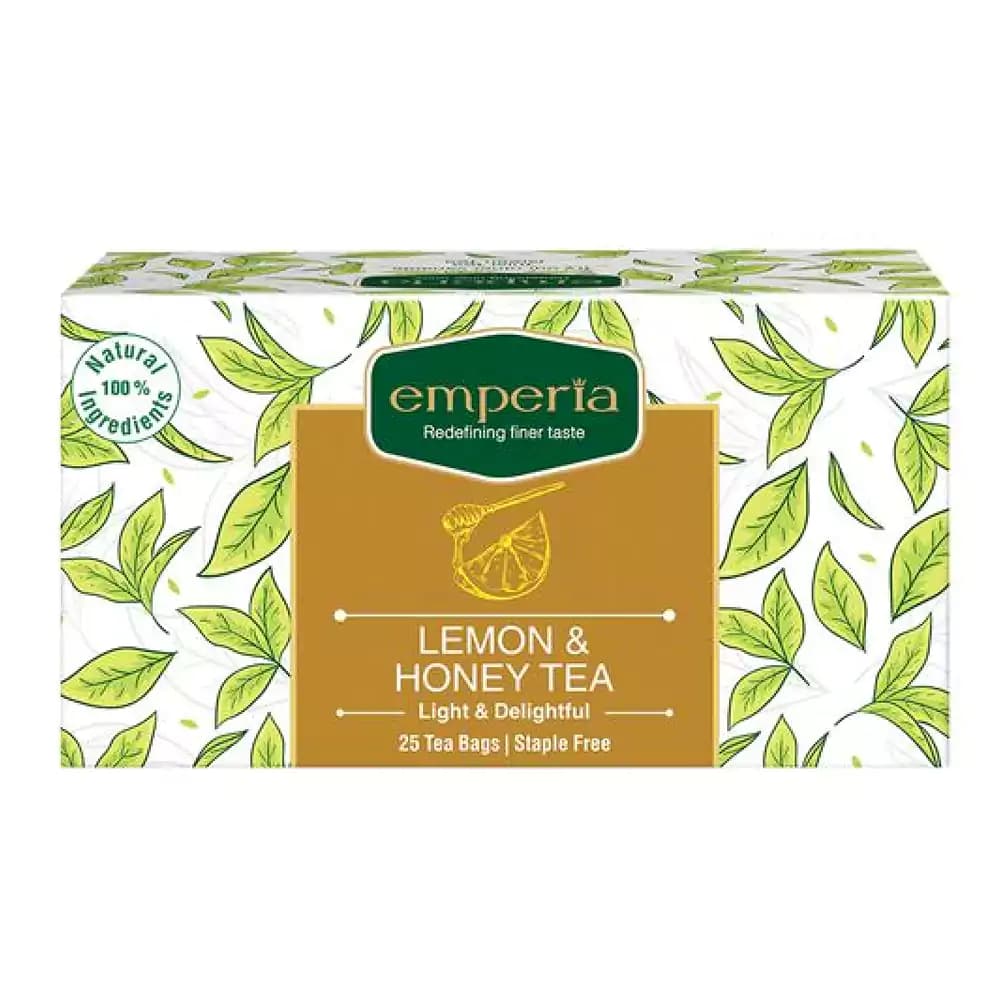 35 G 25 Bags X 14 G Each Emperia Green Tea Honey Lemon ShopIndianProductsa