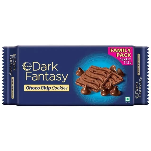 350 G Sunfeast Dark Fantasy Choco Chip Cookies ShopIndianProductsa