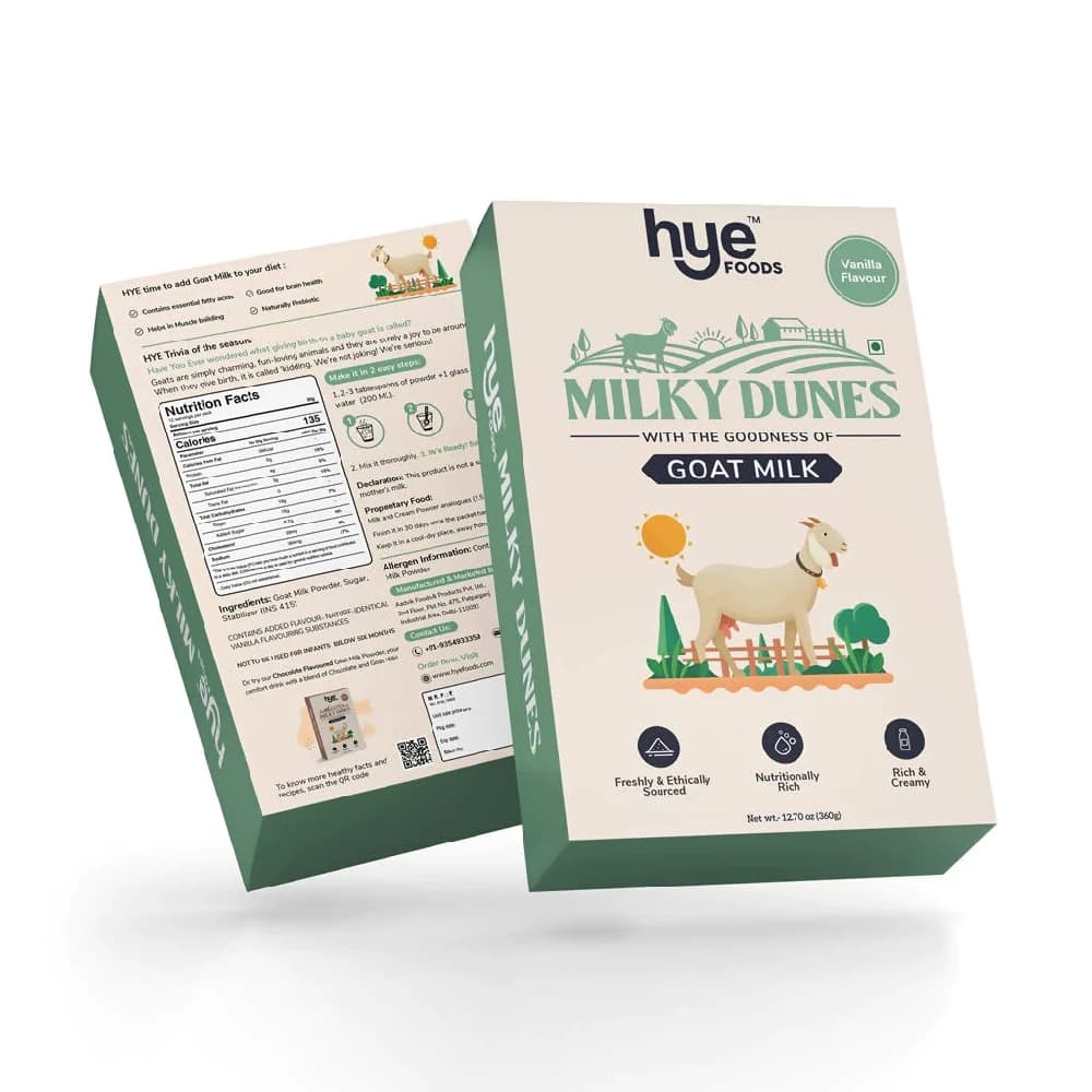 360 G Hye Foods Milky Dunes Goat Milk Powder Vanilla Flavour ShopIndianProductsa