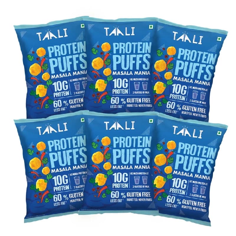 Taali Jowar Masala Mania Protein Puffs — 6