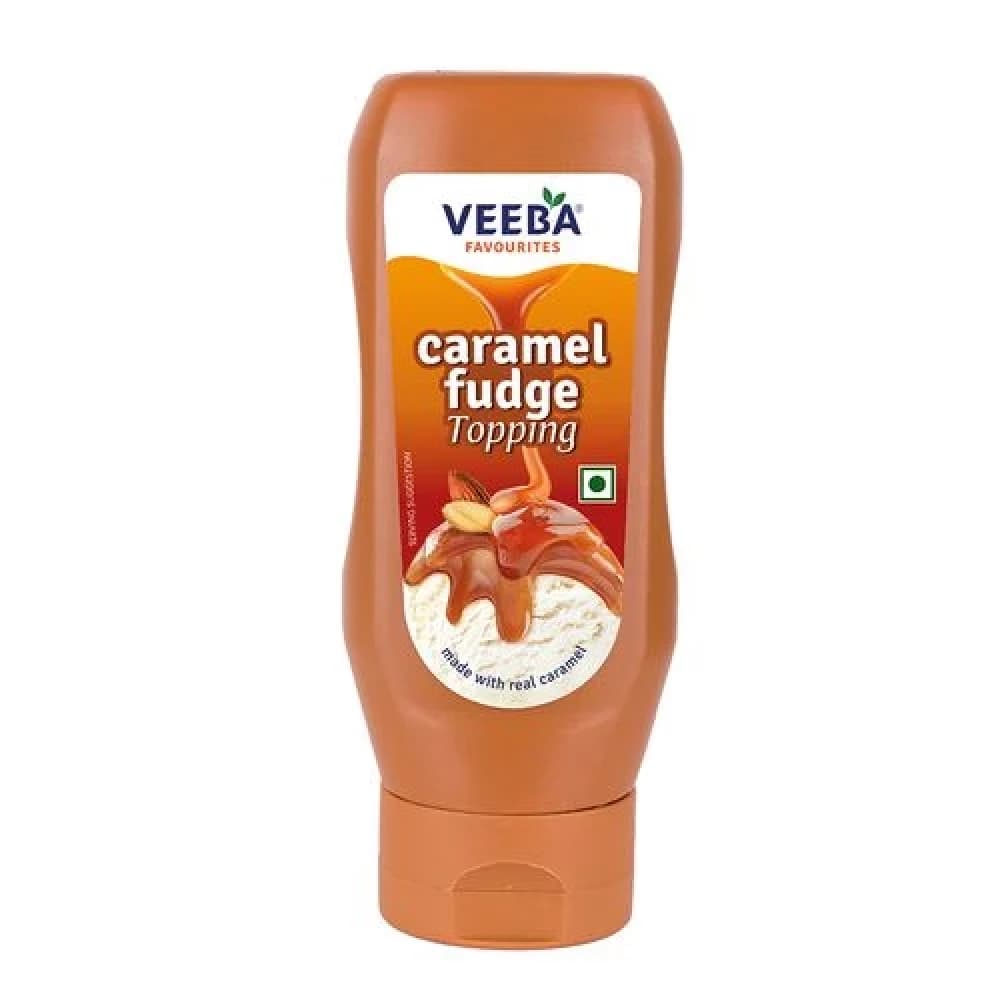 380 G Pet Jar Veeba Caramel Fudge Topping ShopIndianProductsa