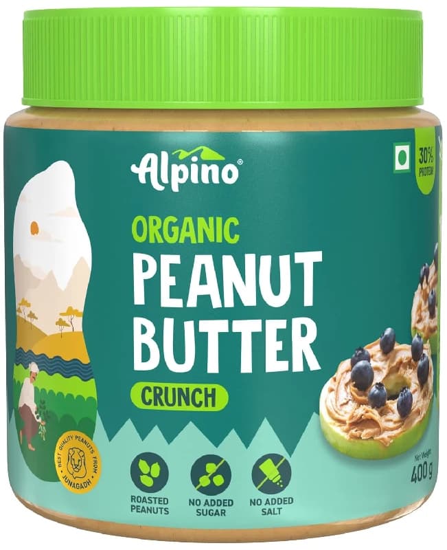 400 G Alpino Organic Natural Peanut Butter ShopIndianProductsa