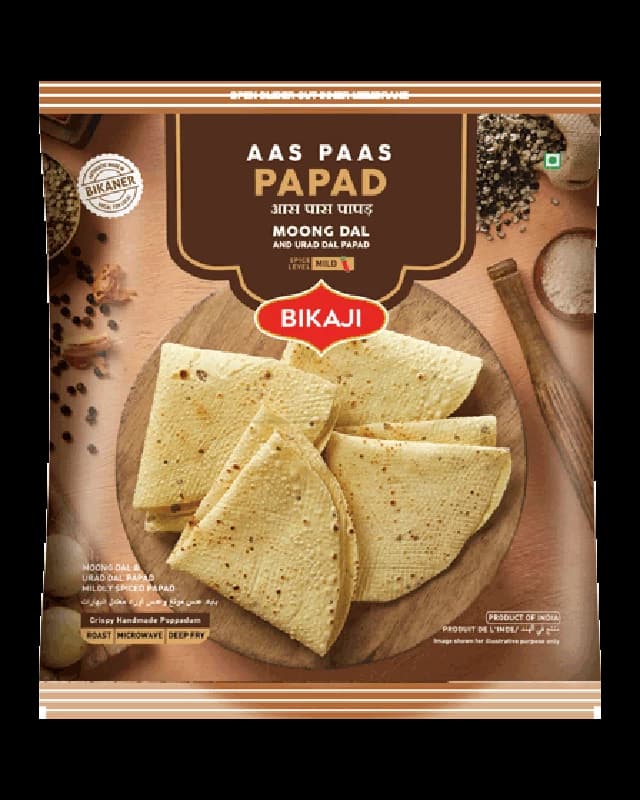 400 G Bikaji Aas Paas Papad ShopIndianProductsa