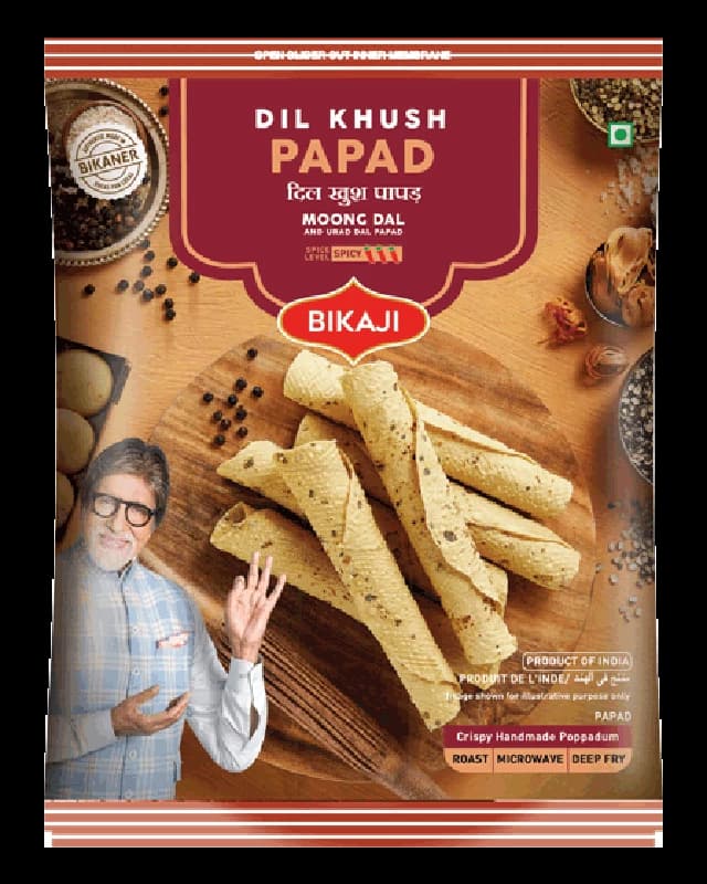 400 G Bikaji Dil Khush Papad ShopIndianProductsa