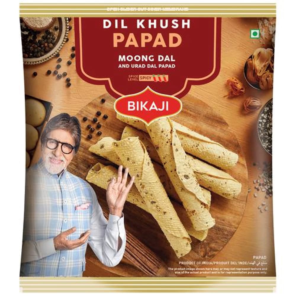 400 G Bikaji Papad Dilkhus ShopIndianProductsa