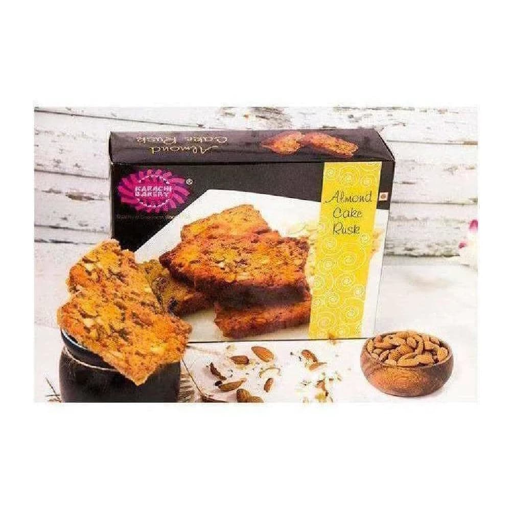 400 G Karachi Bakery Almond Cake Rusk ShopIndianProductsa