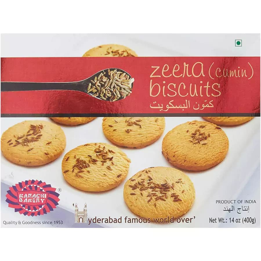 400 G Karachi Bakery Zeera Biscuits ShopIndianProductsa