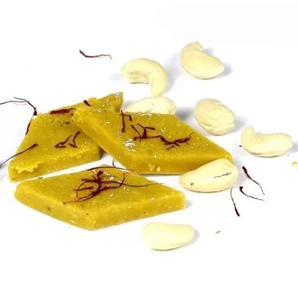 Punjabi Ghasitaram Halwai Kesar Kaju Katli — 400 g