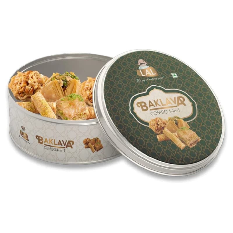 Lal Sweets Baklava Tin — 400 g