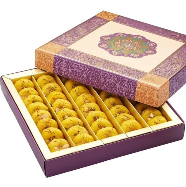 Punjabi Ghasitaram Halwai Mawa Peda Kesar — 400 g