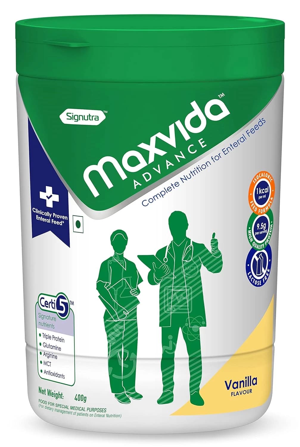 400 G Maxvida Advance Complete Nutrition For Enteral Feeds Vanilla Flavour ShopIndianProductsa