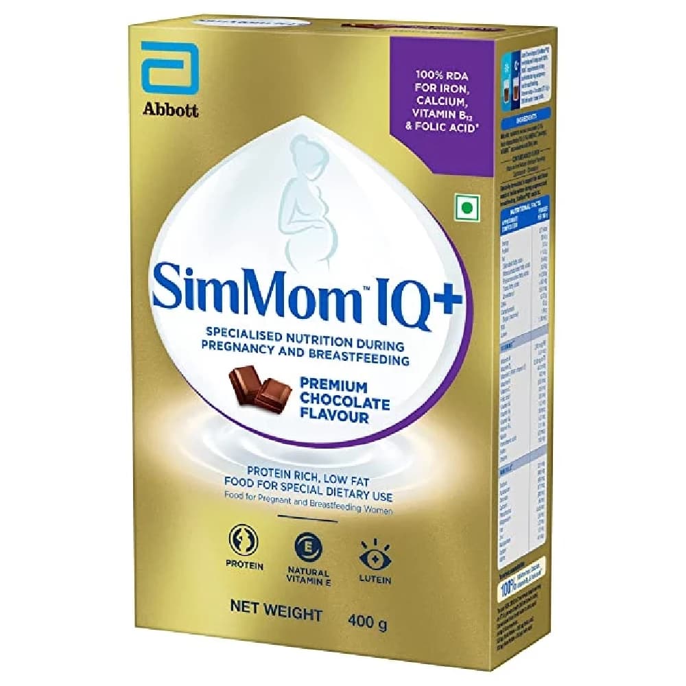 400 G Simmom Plus Maternal Nutrition With Dha Health Drink Chocolate ShopIndianProductsa