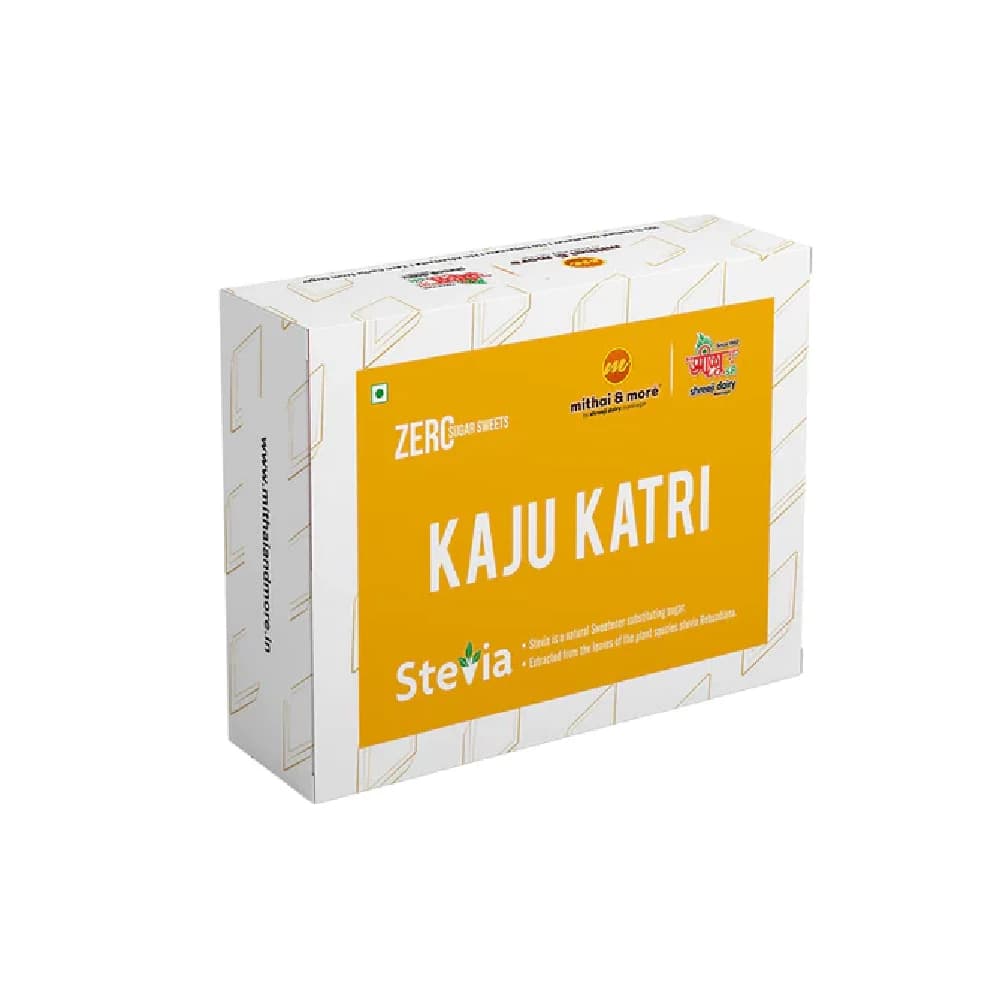 Shreeji Dairy Stevia Kaju Katri — 400 g