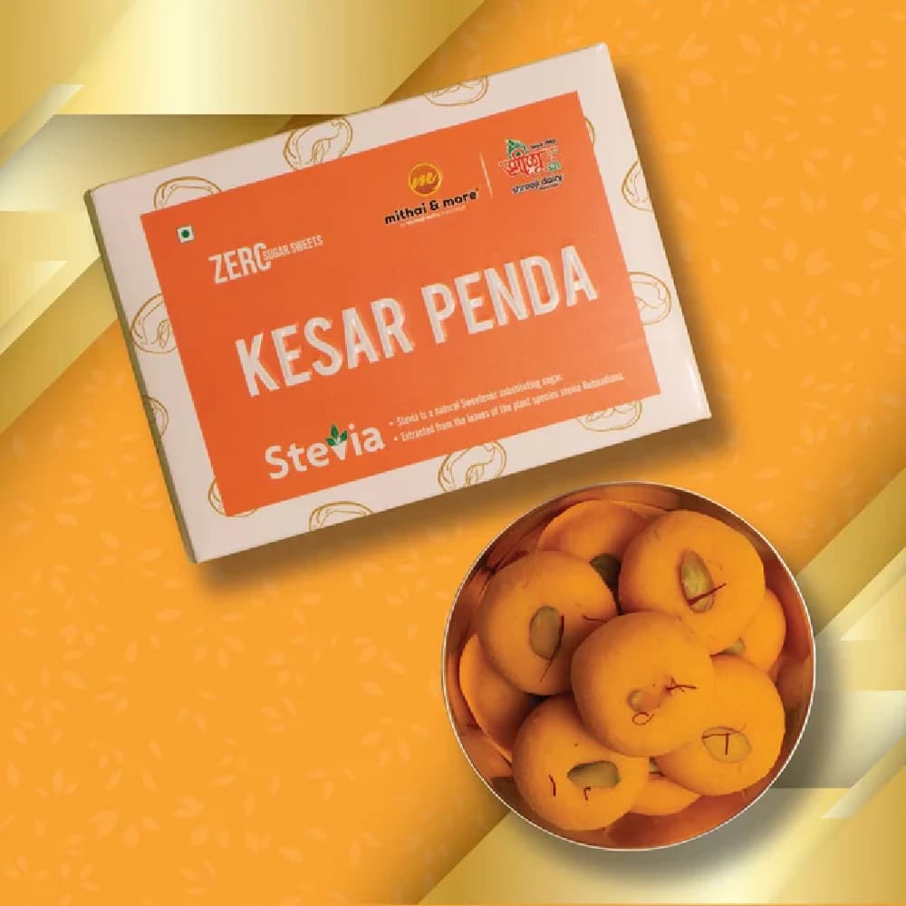 Shreeji Dairy Stevia Kesar Penda — 400 g