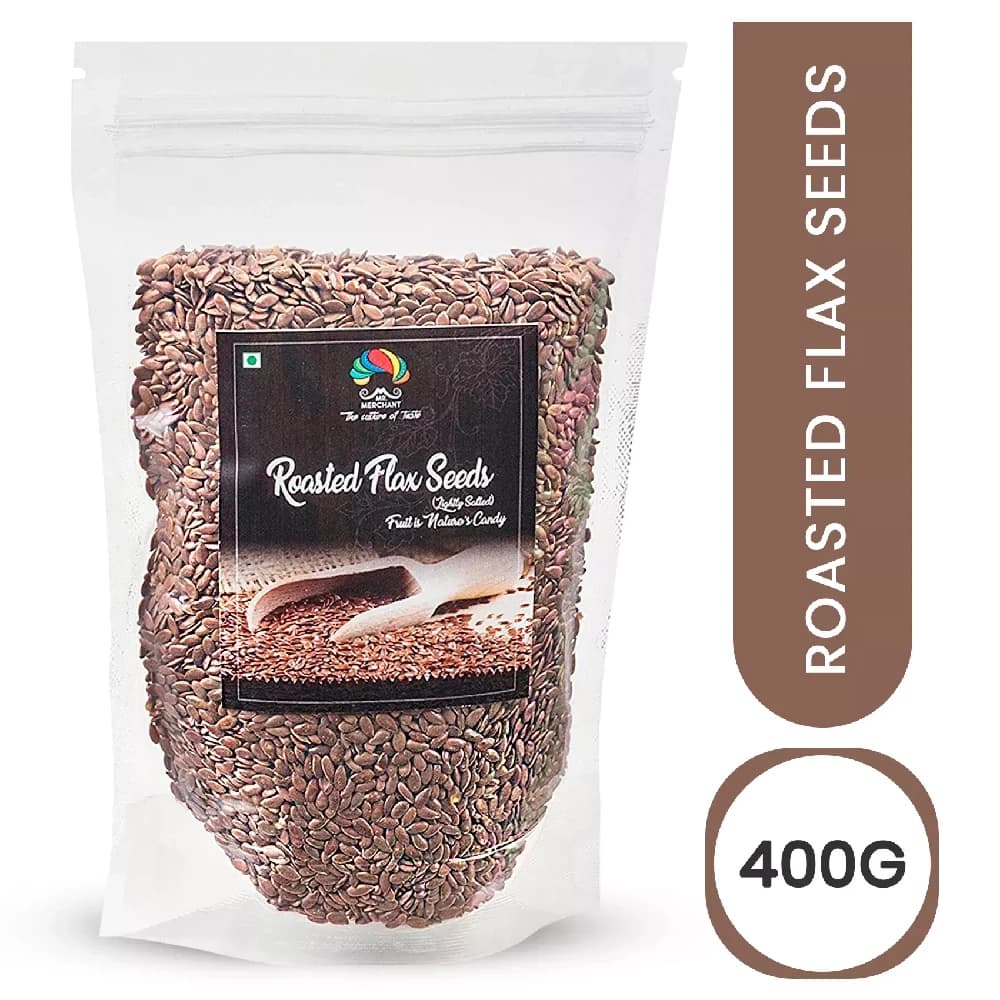 Mr. Merchant Flax Seeds (Roasted) — 400 g