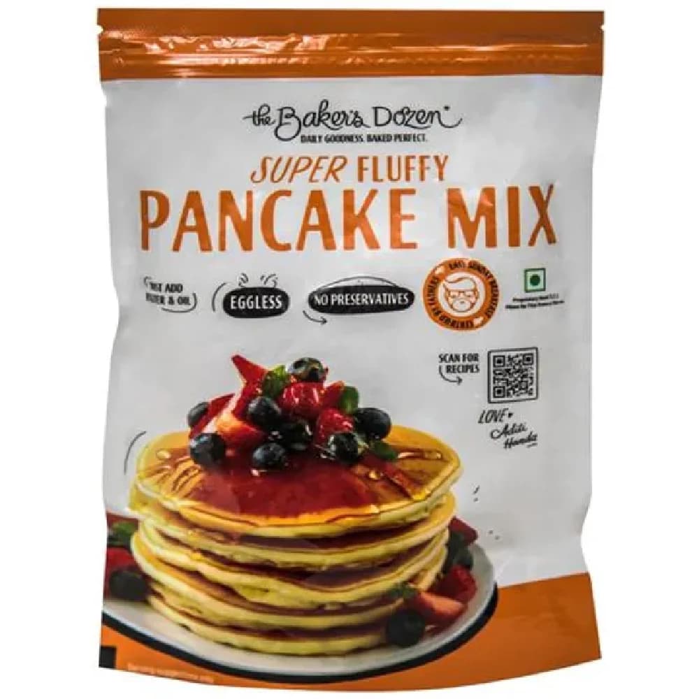 400G The Bakers Dozen Super Fluffy Pancake Mix Eggless No Preservatives ShopIndianProductsa