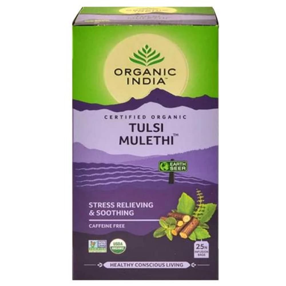 45 G 25 Bags X 18 G Each Organic India Infusion Tea Tulsi Mulethi ShopIndianProductsa