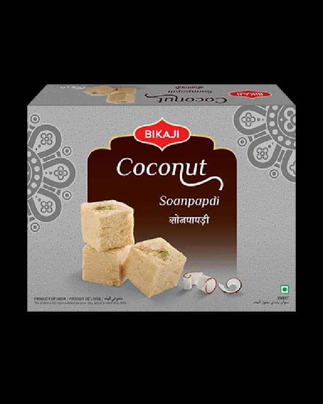 Bikaji Coconut Soanpapdi — 450 g