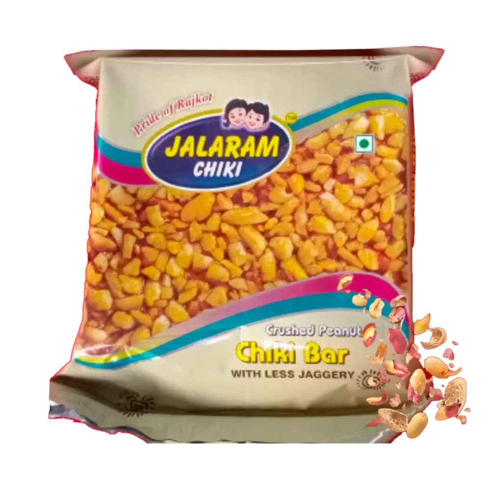 Jalaram Crushed Peanut Chiki With Less Jaggery — 450 g