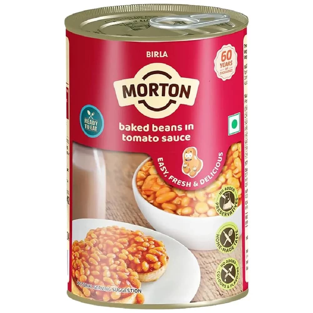 450 G Tin Morton Morton Baked Beans In Tomato Sauce 450 G Tin X 48 ShopIndianProductsa