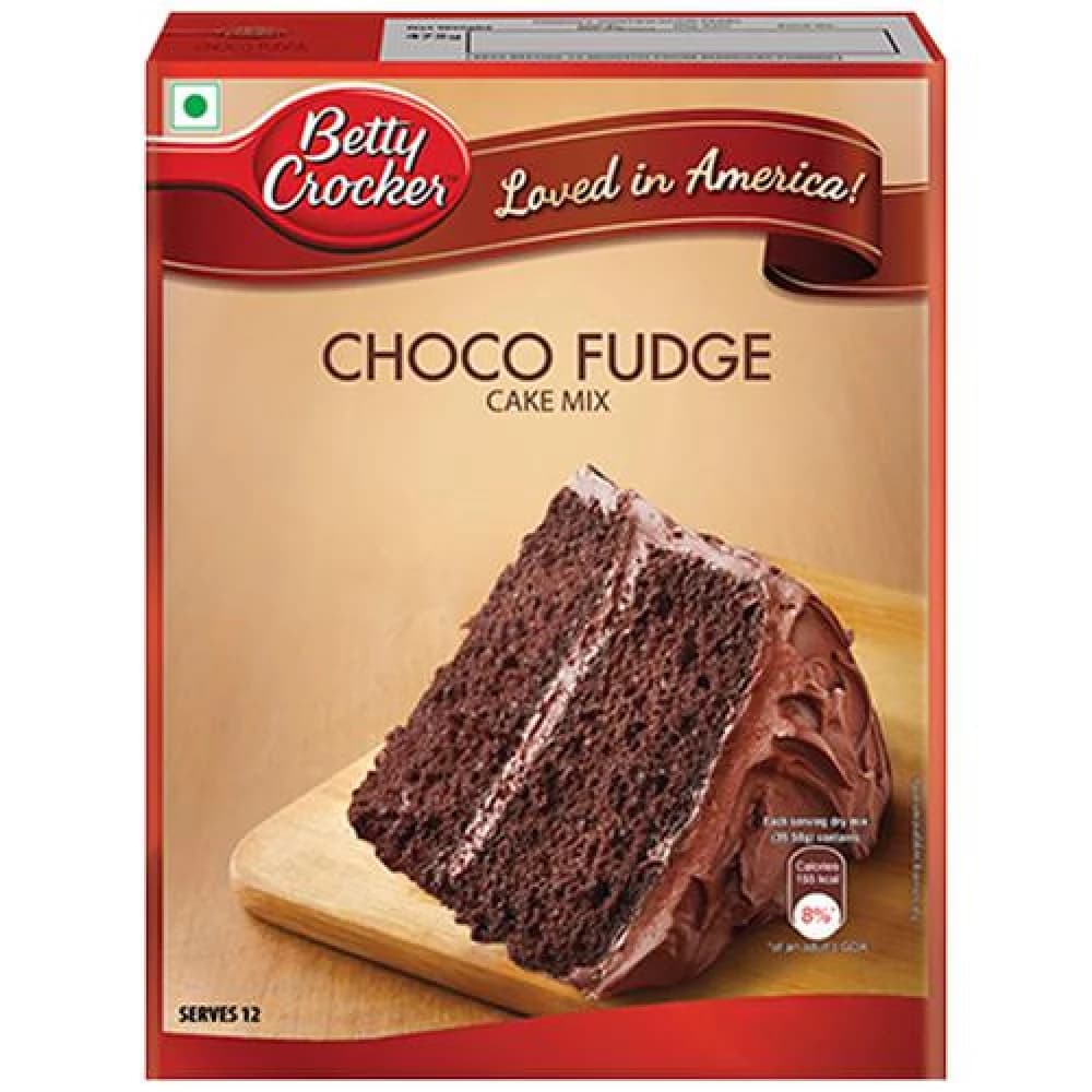 475 G Carton Betty Crocker Cake Mix Choco Fudge Rich Chocolate ShopIndianProductsa