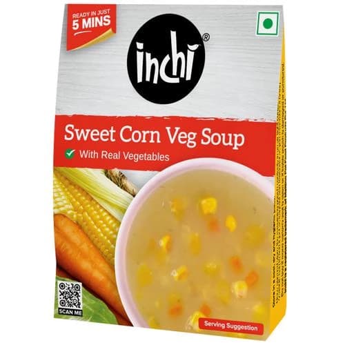 48 G Monocarton Inchi Sweet Corn Veg Soup With Real Vegetables Cook Up For Any Time ShopIndianProductsa