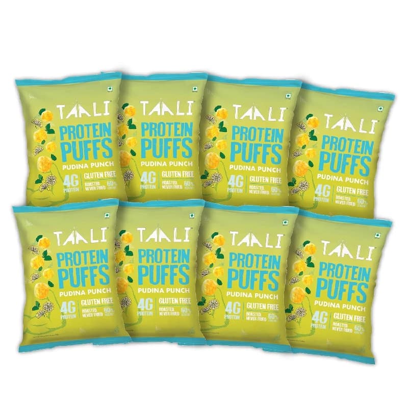 Taali Jowar Pudina Punch Protein Puffs — 8