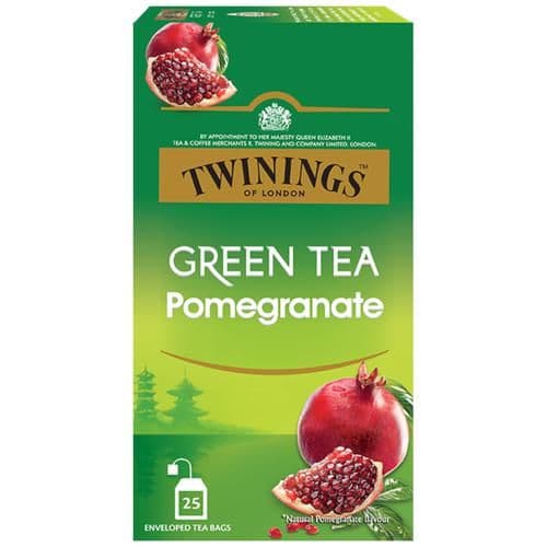 50 G 25 Bags X 2 G Each Twinings Green Tea Pomegranate ShopIndianProductsa