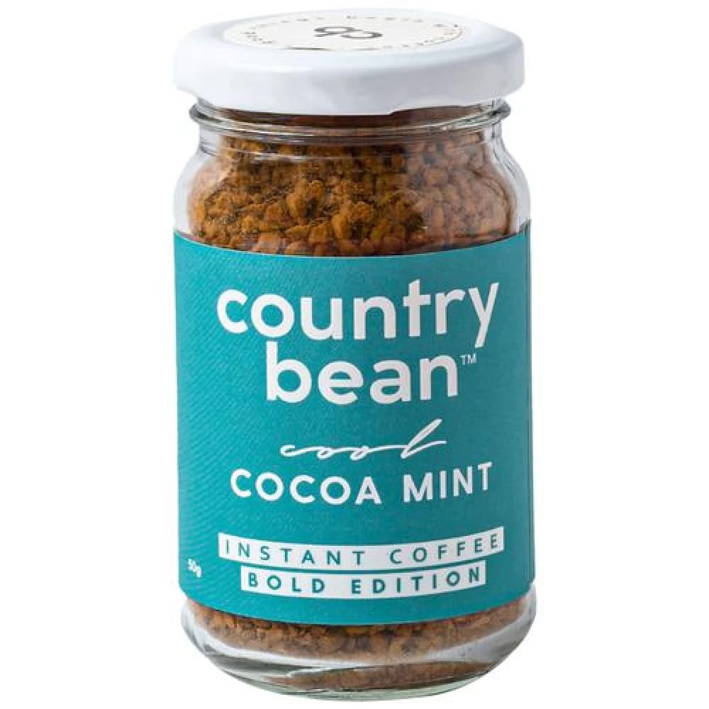 50 G Bottle Country Bean Cool Cocoa Mint Bold Instant Coffee 100Percent Arabica ShopIndianProductsa