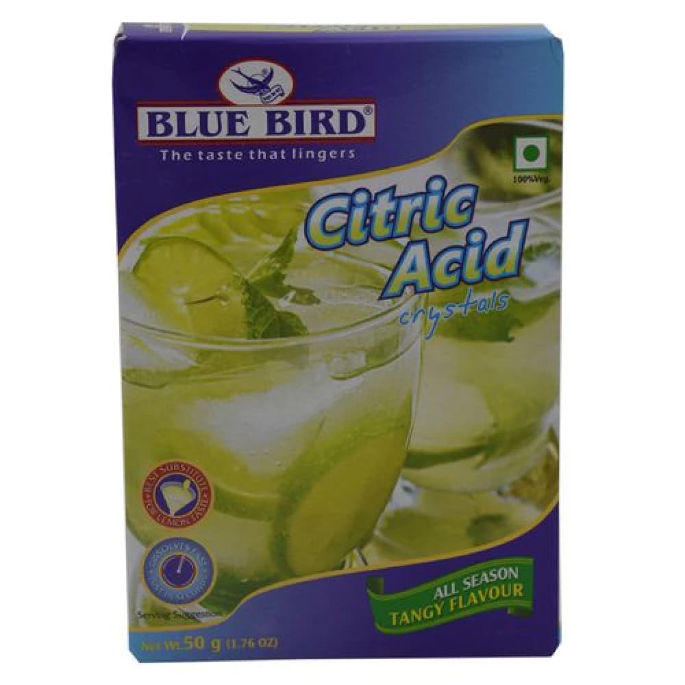 50 G Box Blue Bird Citric Acid ShopIndianProductsa