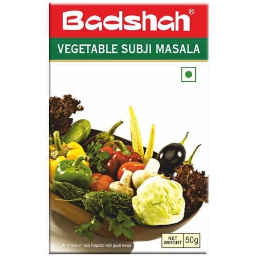 50 G Carton Badshah Masala Vegetable Subji ShopIndianProductsa