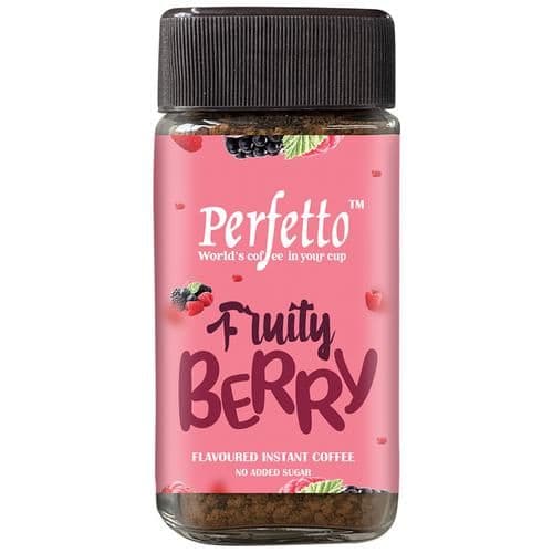 50 G Jar Perfetto Flavoured Instant Coffee Fruity Berry ShopIndianProductsa