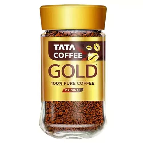 50 G Jar Tata Coffee Gold 100Percent Pure Coffee Original ShopIndianProductsa