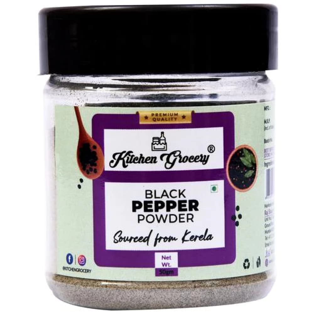 50 G Kitchen Grocery Black Pepper Powder Enhances Flavour ShopIndianProductsa
