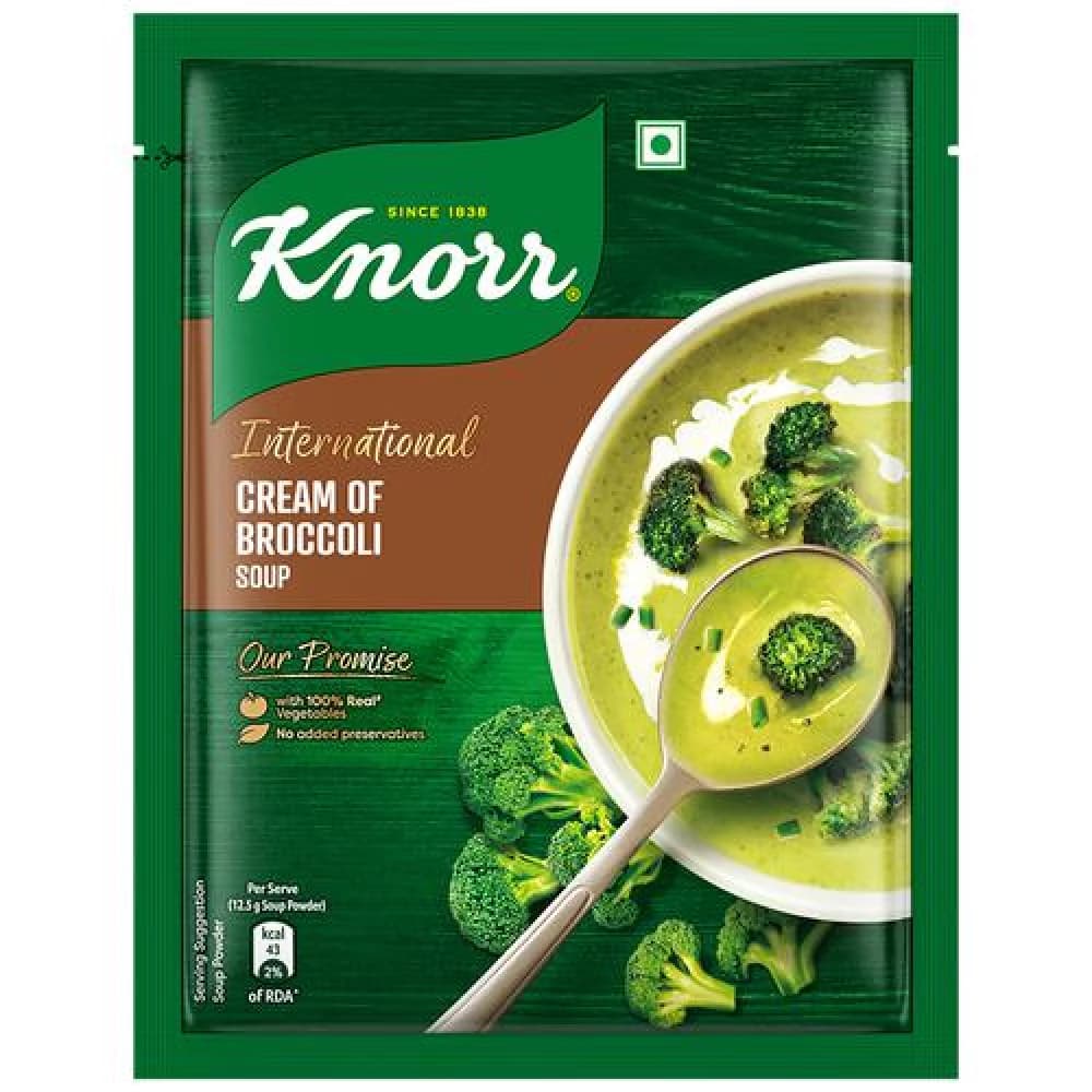 50 G Knorr International Cream Of Broccoli Soup With Real Vegetables ShopIndianProductsa