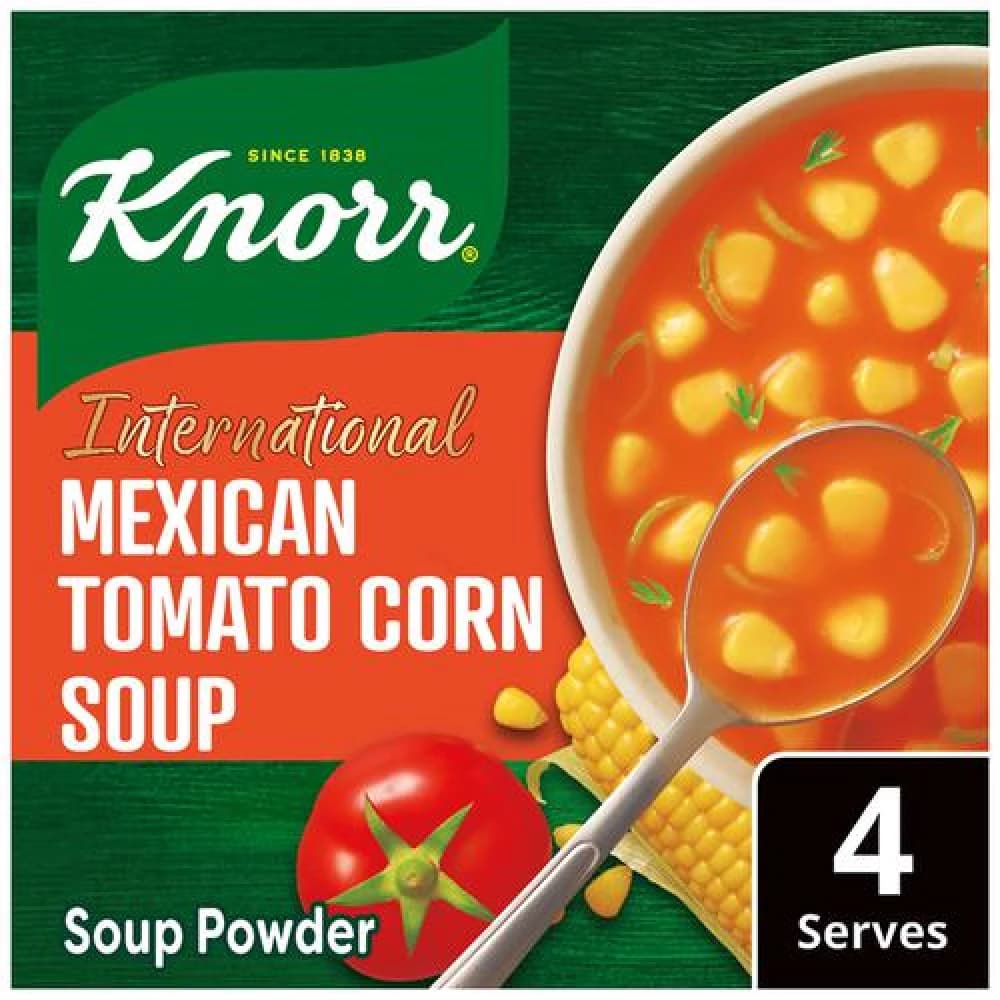 50 G Knorr International Mexican Tomato Corn Soup 100Percent Real Vegetables ShopIndianProductsa