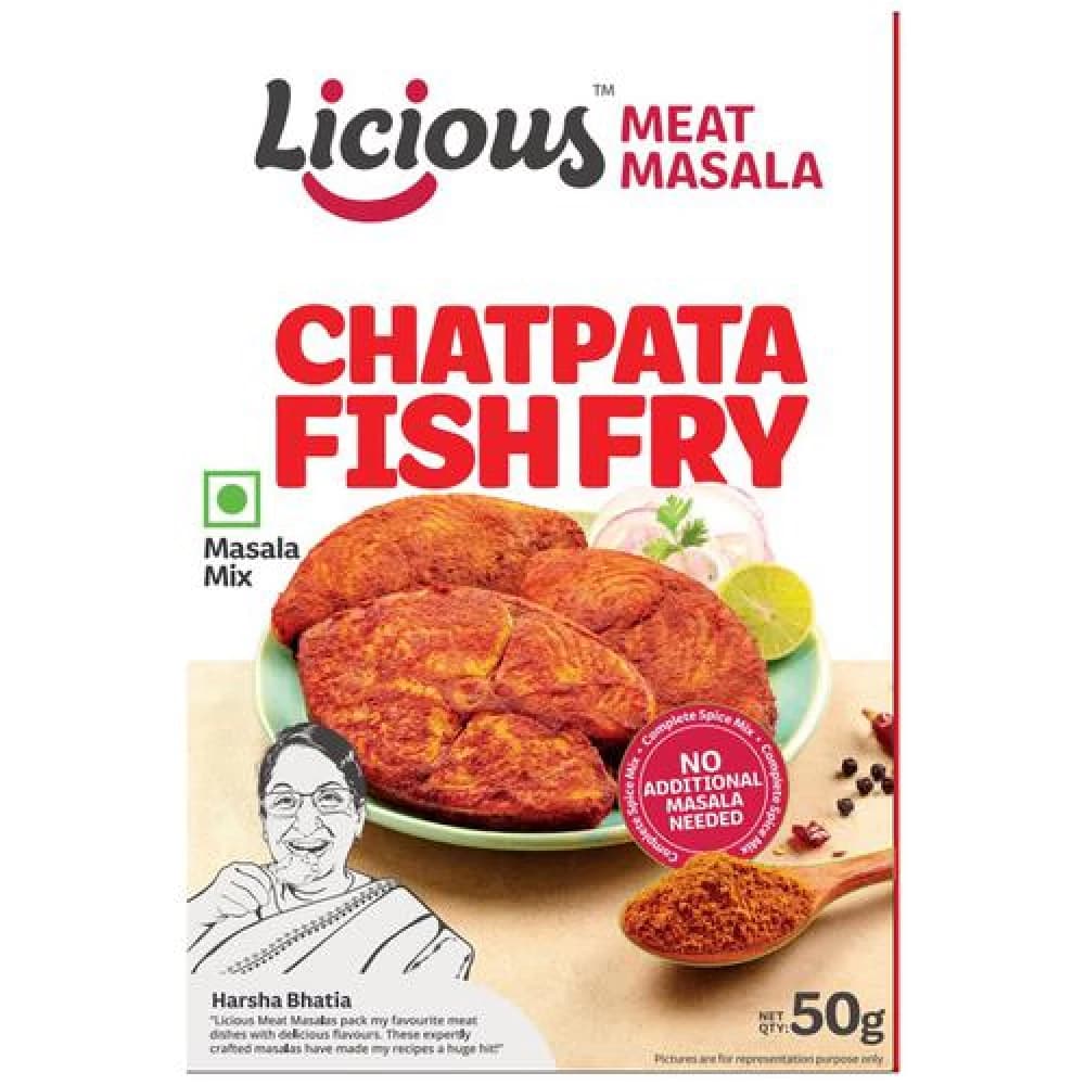 50 G Licious Chatpata Fish Fry Masala ShopIndianProductsa