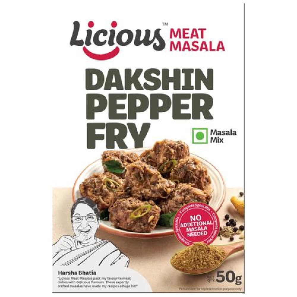 50 G Licious Dakshin Pepper Fry Masala ShopIndianProductsa