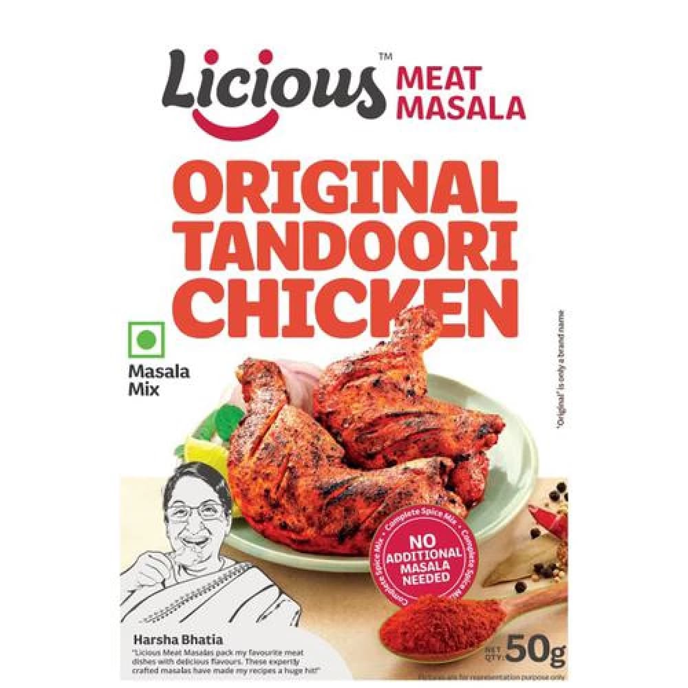 50 G Licious Original Tandoori Chicken Masala ShopIndianProductsa