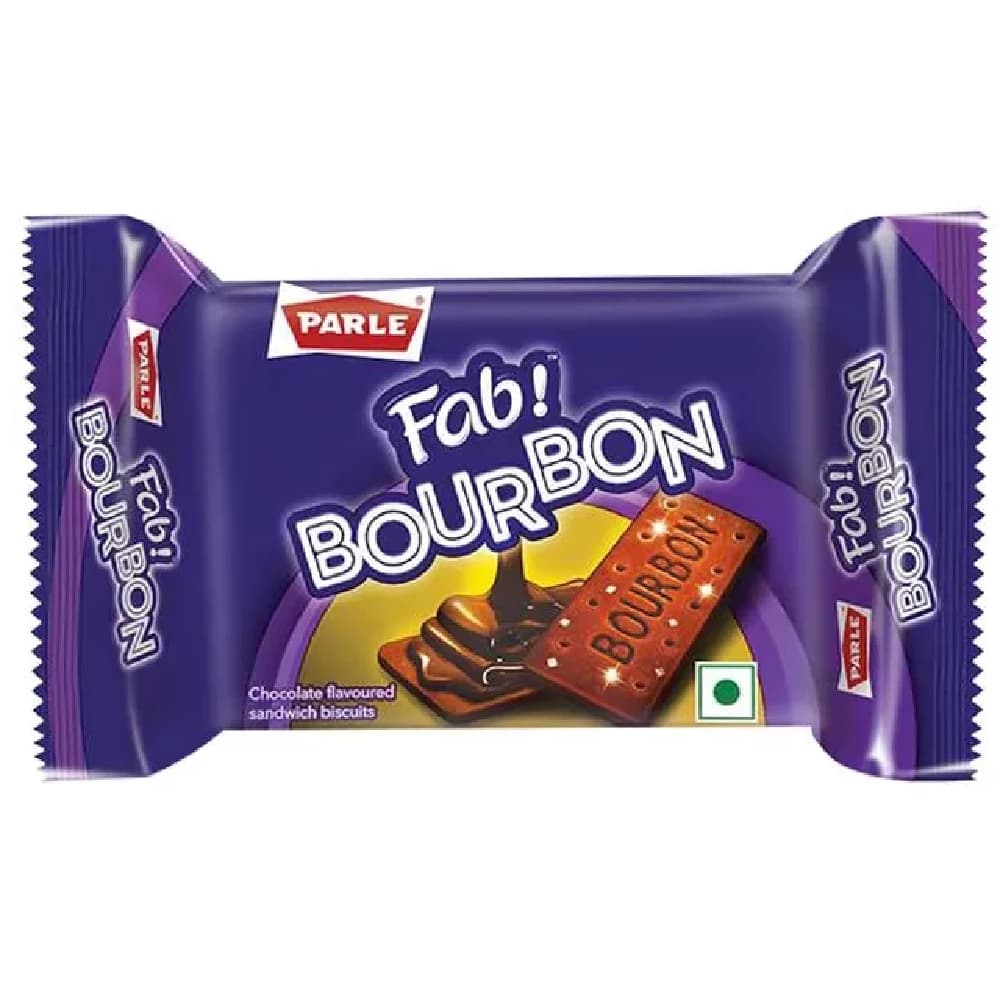 50 G Parle Fab Bourbon Cream Biscuits Chocolate ShopIndianProductsa