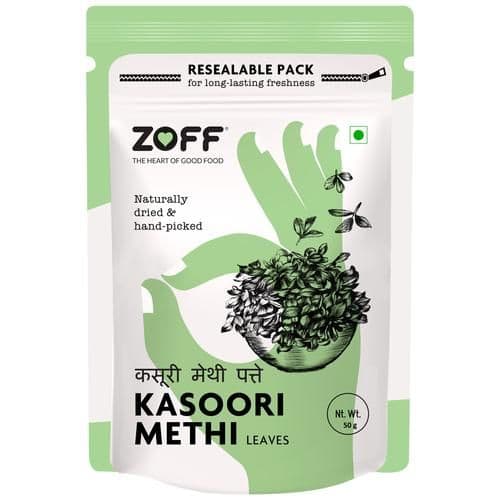 50 G Pouch Zoff Kasoori Methi Leaves High Aroma ShopIndianProductsa